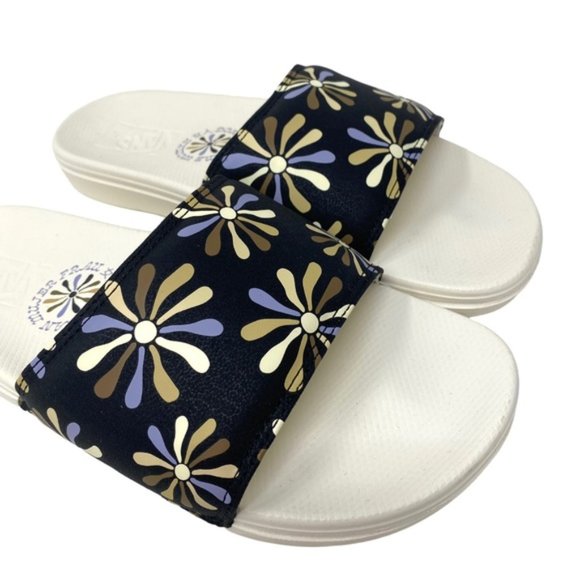 🔥HOT SALE🔥VANS La Costa Slide Beige Floral Sandals Men’s Size VN0A5HFEBBG - Picture 3 of 9